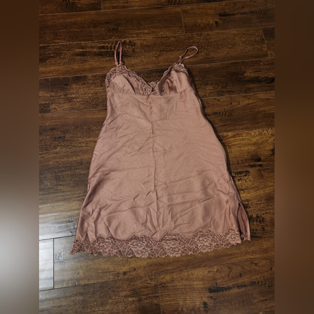 House Of CB Nia Slip Dress Rose Medium NWOT